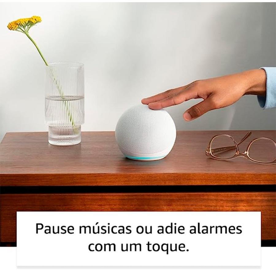 Echo Dot 5ª geração Amazon, com Alexa, Smart Speaker, Azul - B09B8QFYZ2 - view 7