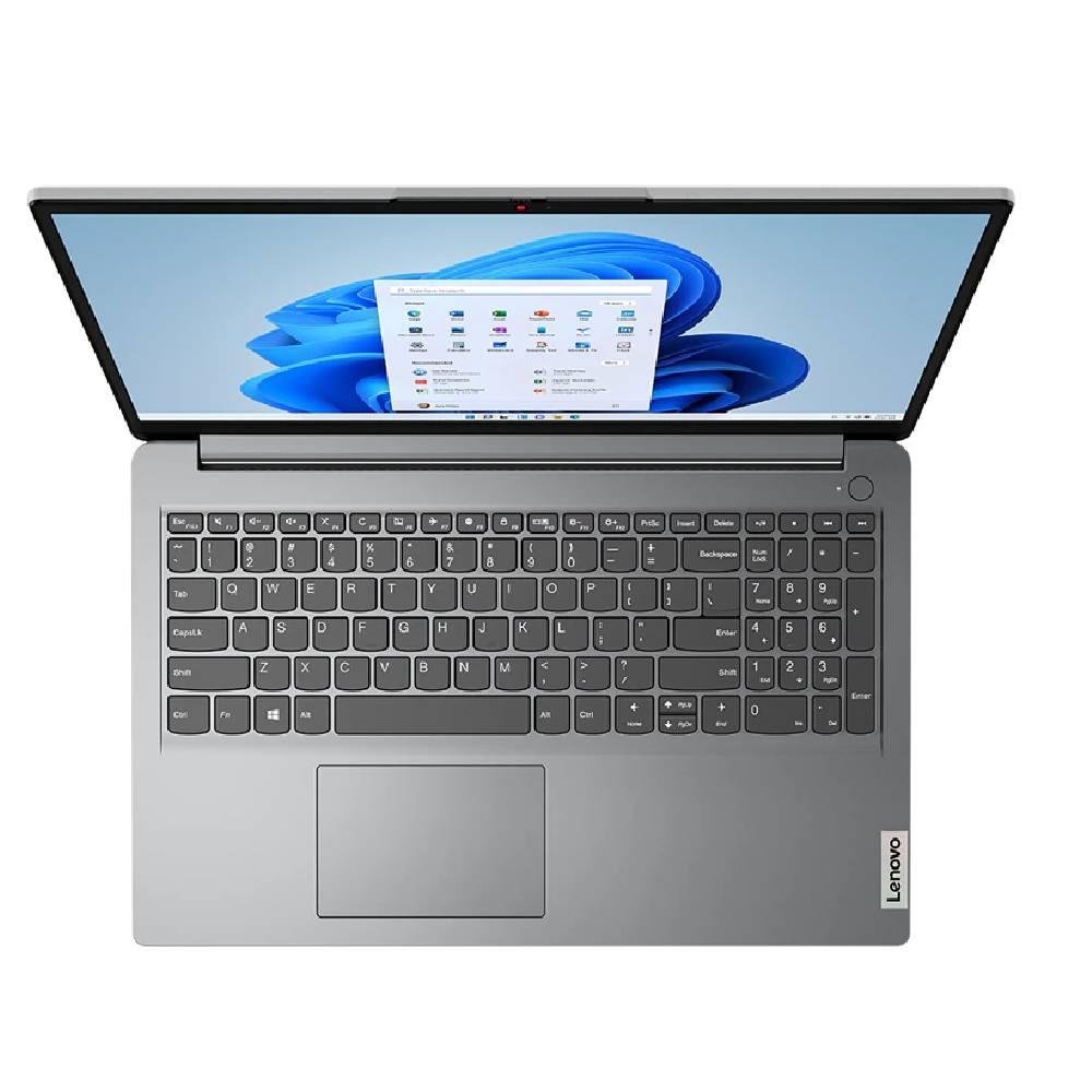 Imagem 2 de 6 do produto Notebook Lenovo Ultrafino IdeaPad 1 Ryzen 5-7520U, 8GB RAM, SSD 256GB, AMD Radeon 610M Integrado, 15.6 HD, Linux, Cloud Grey - 82X5S00100
