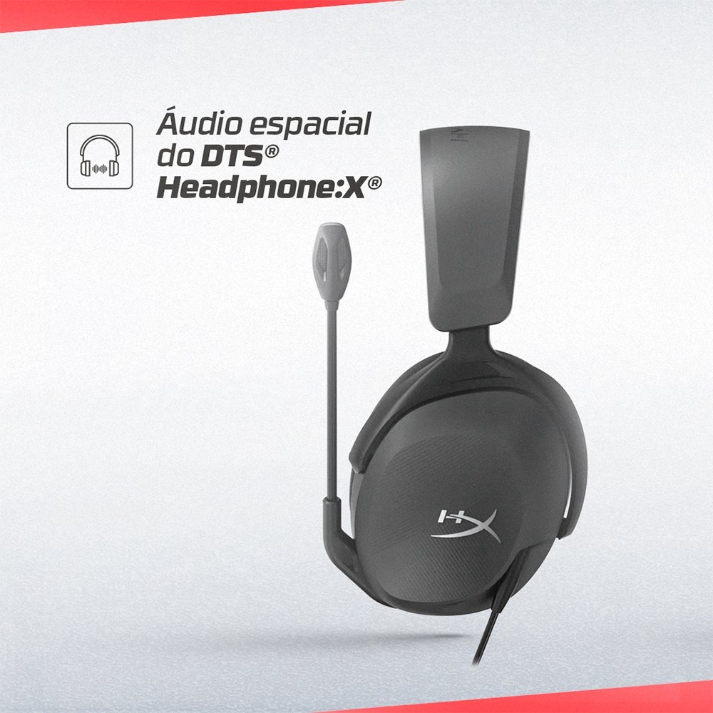 Headset Gamer HyperX Cloud Stinger 2 Core, Drivers 40mm, Preto - 683L9AA - view 8
