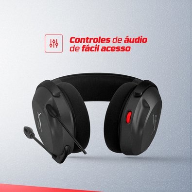 Headset Gamer HyperX Cloud Stinger 2 Core, Drivers 40mm, Preto - 683L9AA