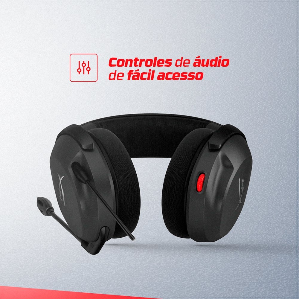 Headset Gamer HyperX Cloud Stinger 2 Core, Drivers 40mm, Preto - 683L9AA - view 7