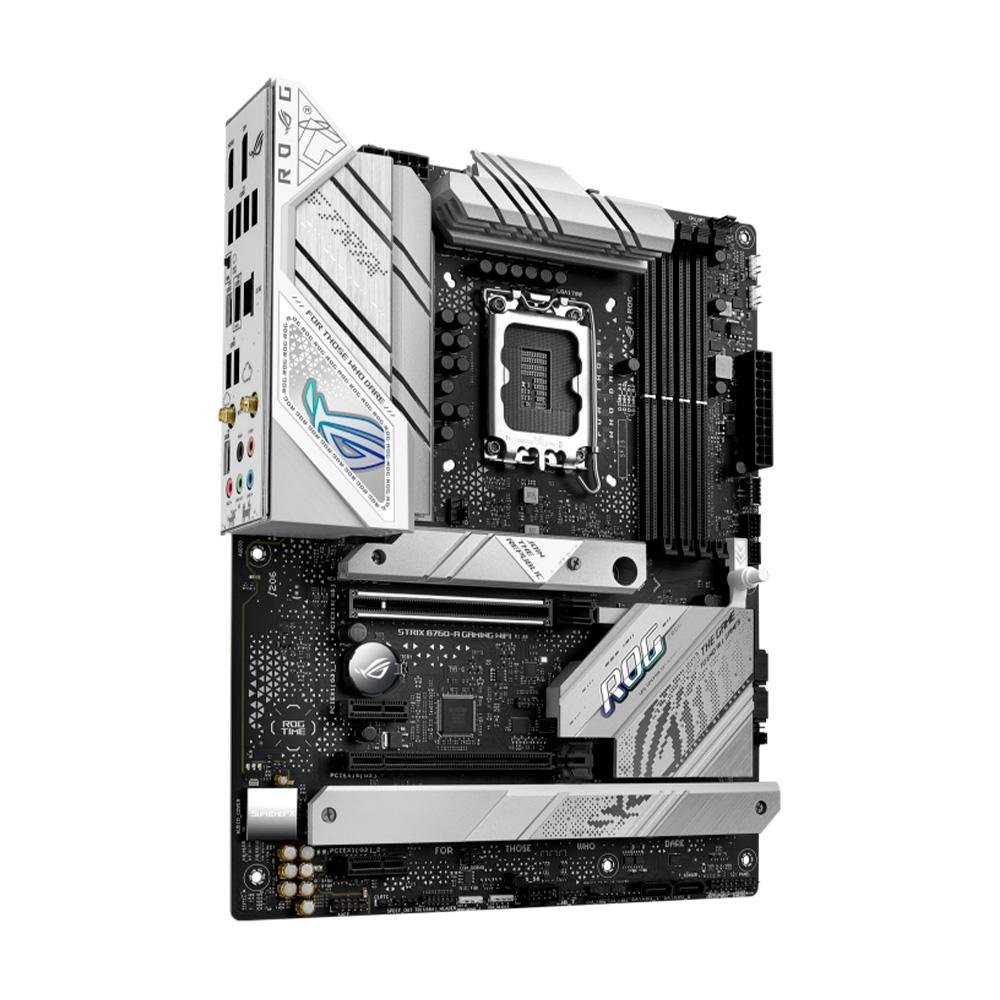 Placa-Mãe ASUS ROG STRIX B760-A GAMING WIFI, Intel, ATX, DDR5, Wi-Fi, Bluetooth, Preto - 90MB1EP0-M0EAY0