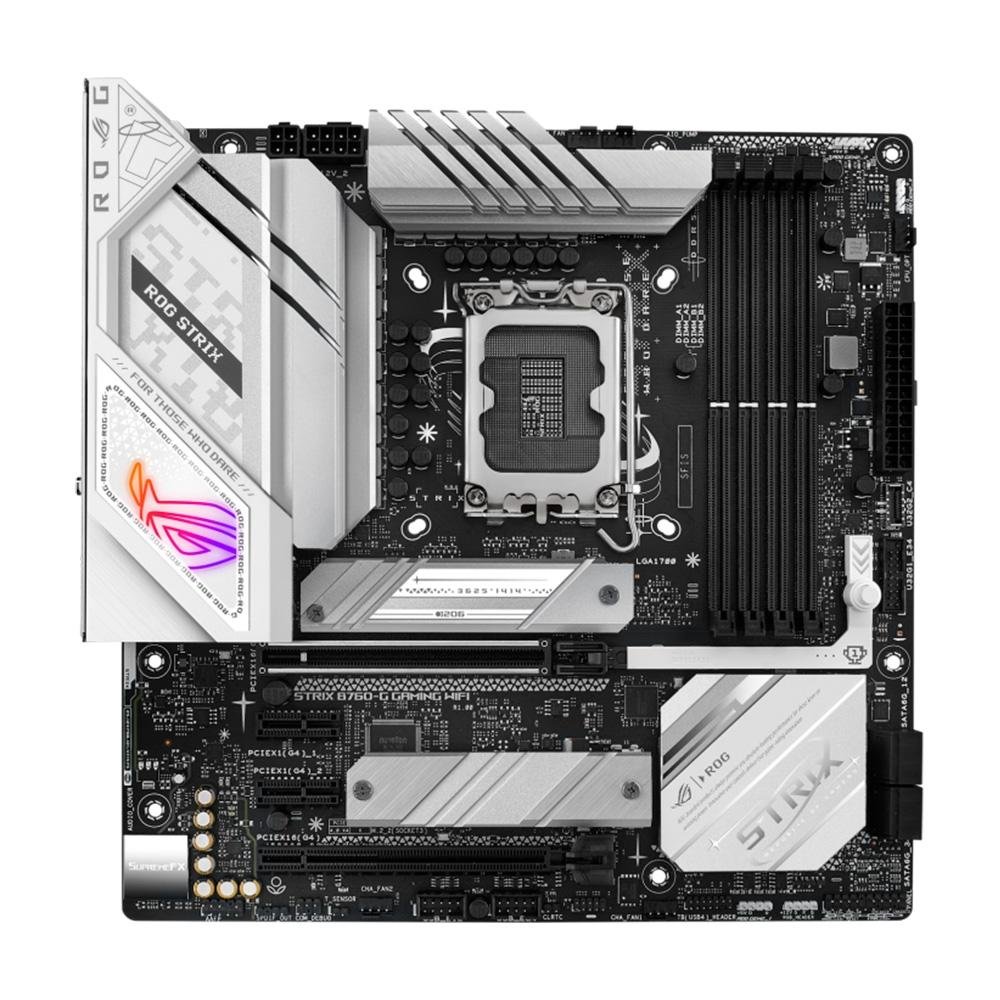 Placa-Mãe ASUS ROG STRIX B760-G GAMING WIFI, Intel, mATX, DDR5, Wi-Fi, Bluetooth, Preto - 90MB1EQ0-M0EAY0 4