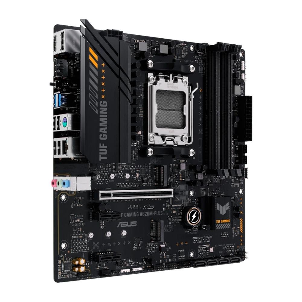 Imagem 3 de 7 do produto Placa-Mãe ASUS TUF GAMING A620M-PLUS, AMD AM5, mATX, DDR5, Preto - 90MB1EZ0-M0EAY0