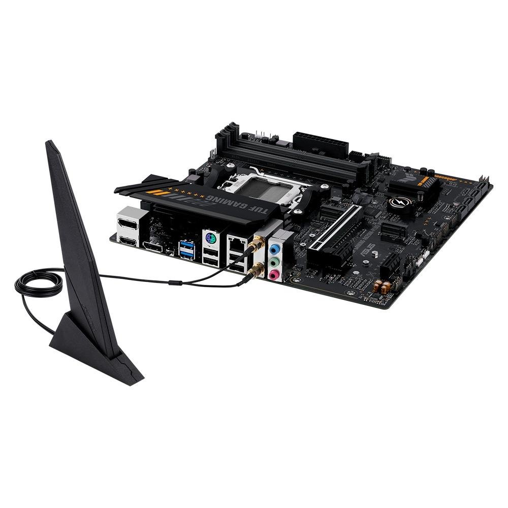 Imagem 6 de 9 do produto Placa-Mãe ASUS TUF GAMING A620M-PLUS WIFI, AMD AM5, mATX, DDR5, Wi-Fi, Bluetooth, Preto - 90MB1F00-M0EAY0
