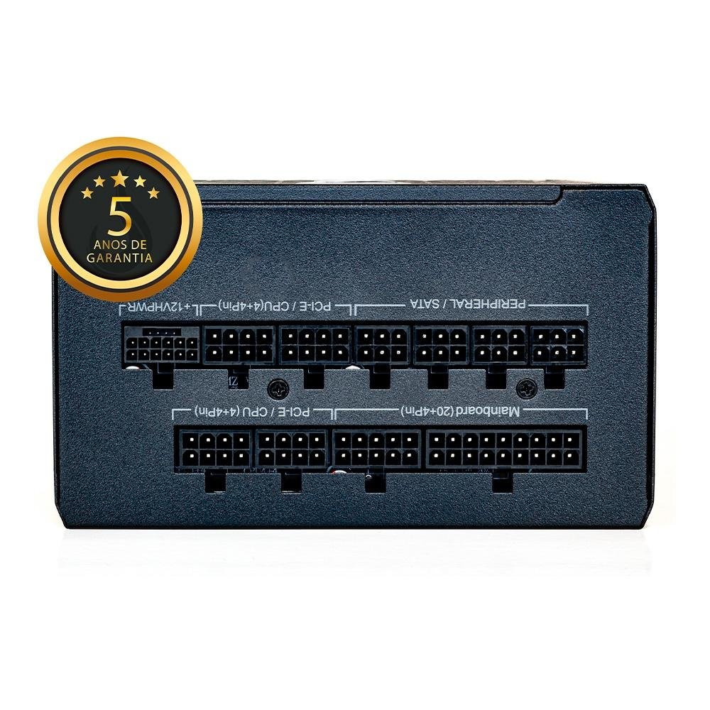 Fonte Gamer Rise Mode Zeus, 850W, Modular, PFC Ativo, Preto - RM-PSU-01-PA-850 - view 2