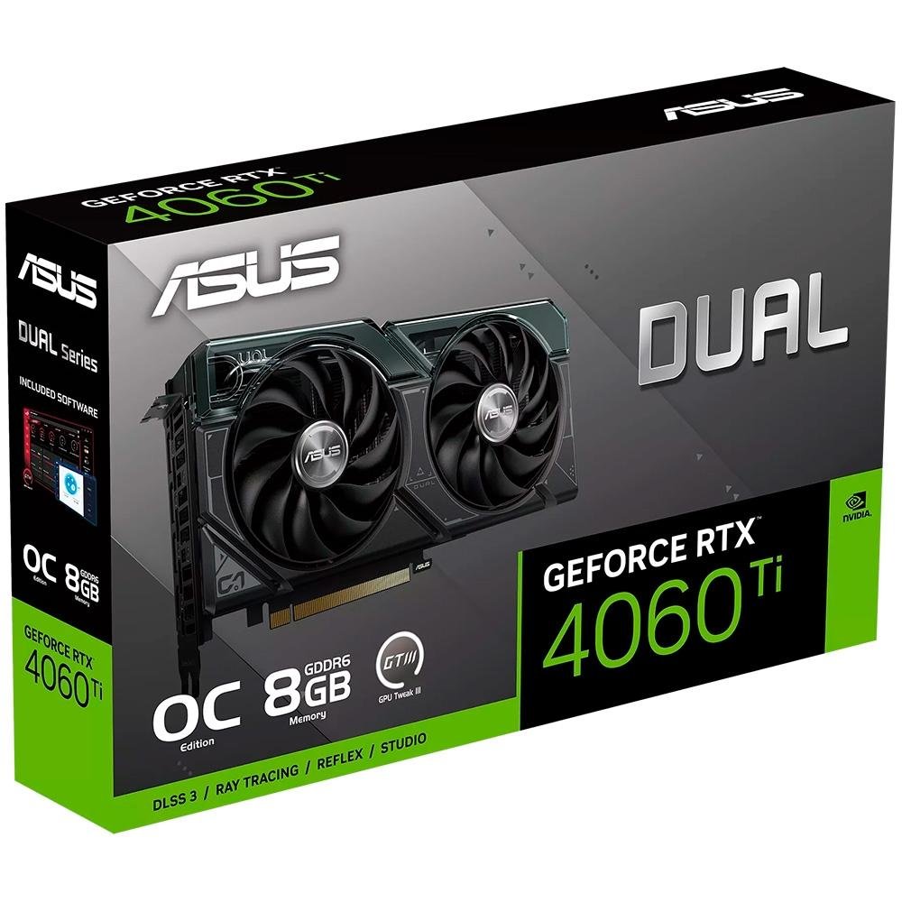 Placa de Vídeo ASUS Dual GeForce RTX 4060| KaBuM! Placa de Vídeo ASUS Dual GeForce RTX 4060| KaBuM!