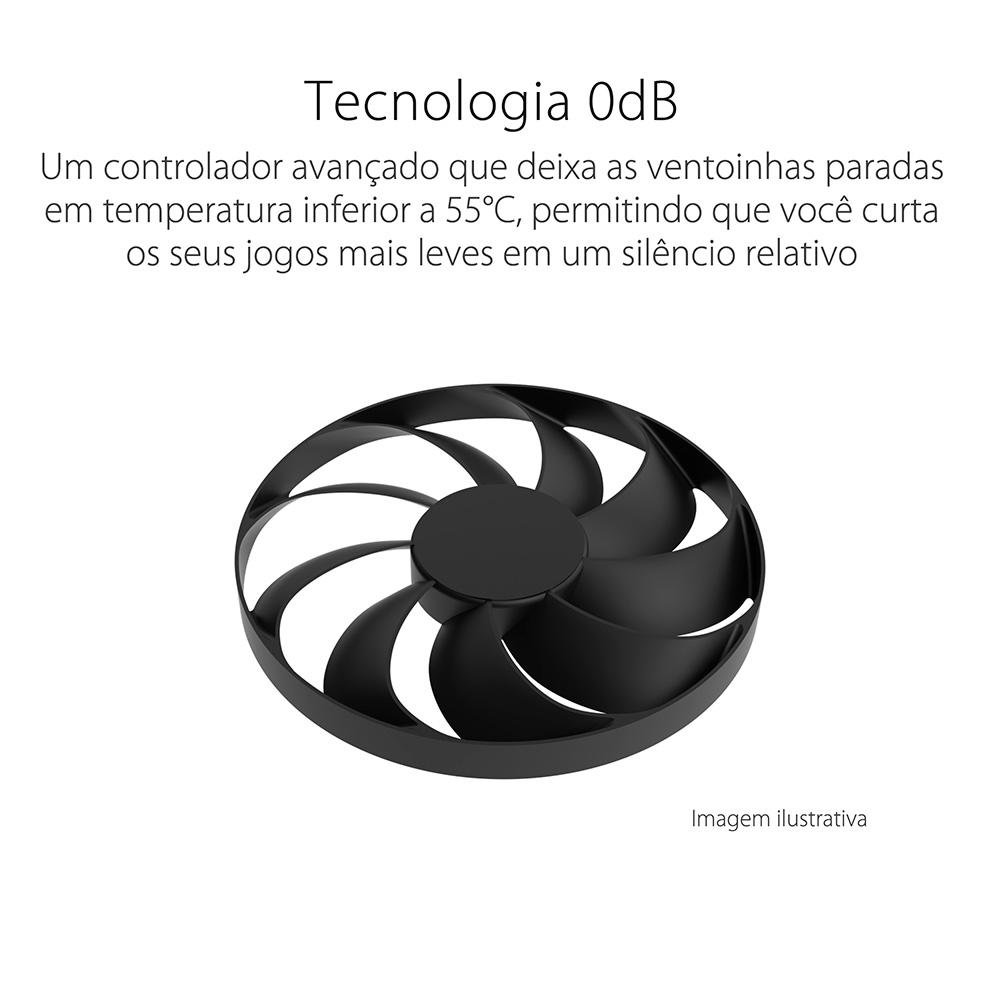 Placa de Vídeo RTX 4060 Ti OC Edition Asus NVIDIA GeForce, 8 GB GDDR6, DLSS, Ray Tracing - DUAL-RTX4060TI-O8G