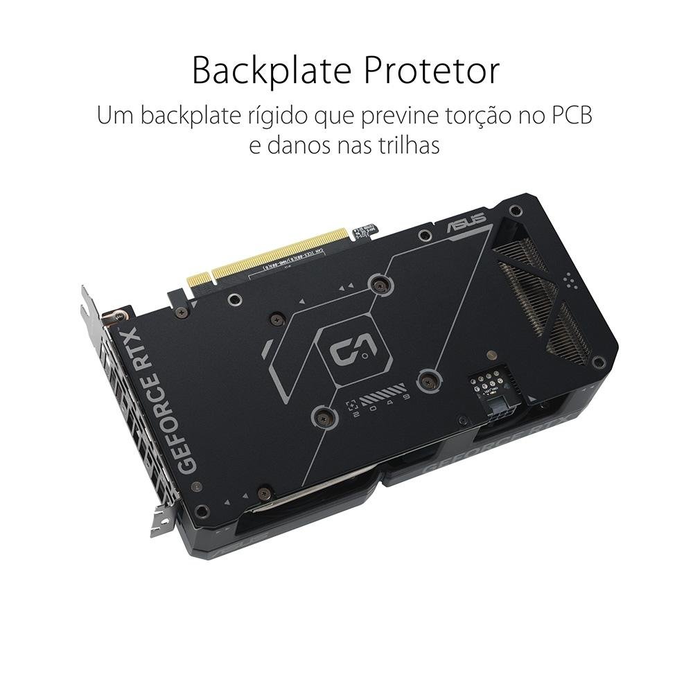 Placa de Vídeo RTX 4060 Ti OC Edition Asus NVIDIA GeForce, 8 GB GDDR6, DLSS, Ray Tracing - DUAL-RTX4060TI-O8G