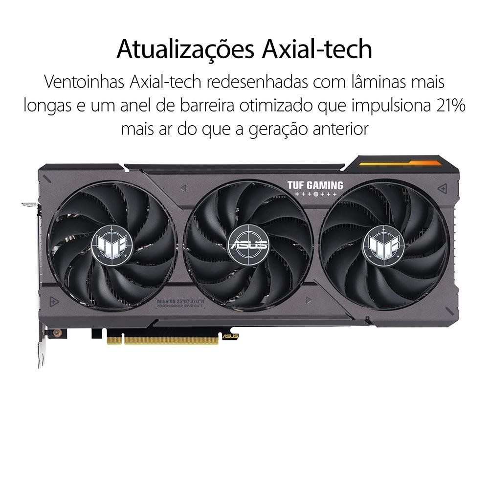 Placa de Vídeo RTX 4060 Ti OC Asus TUF Gaming NVIDIA | KaBuM!