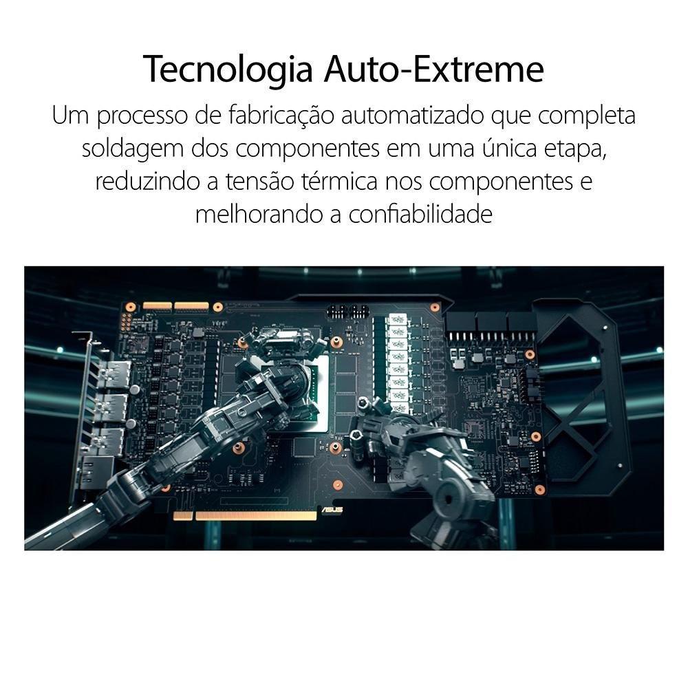 Imagem 23 de 23 do produto Placa de Vídeo RTX 4060 Ti OC Edition Asus TUF Gaming NVIDIA GeForce, 8GB, GDDR6, ARGB, DLSS - TUF-RTX4060TI-O8G-GAMING