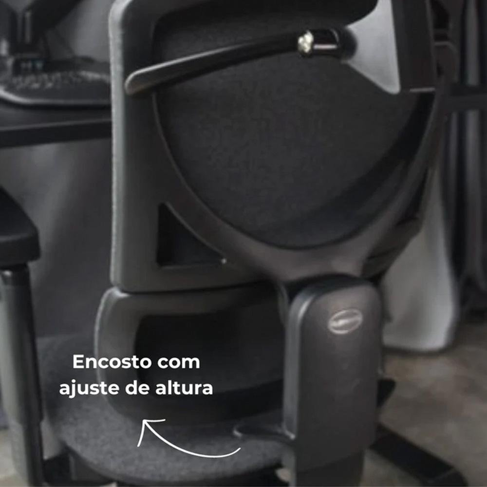 Cadeira Elements Nemesis, Até 150kg, Reclinável, Descanso de Braço 5D, Cilindro de Gás Classe 4, Cinza - 70098