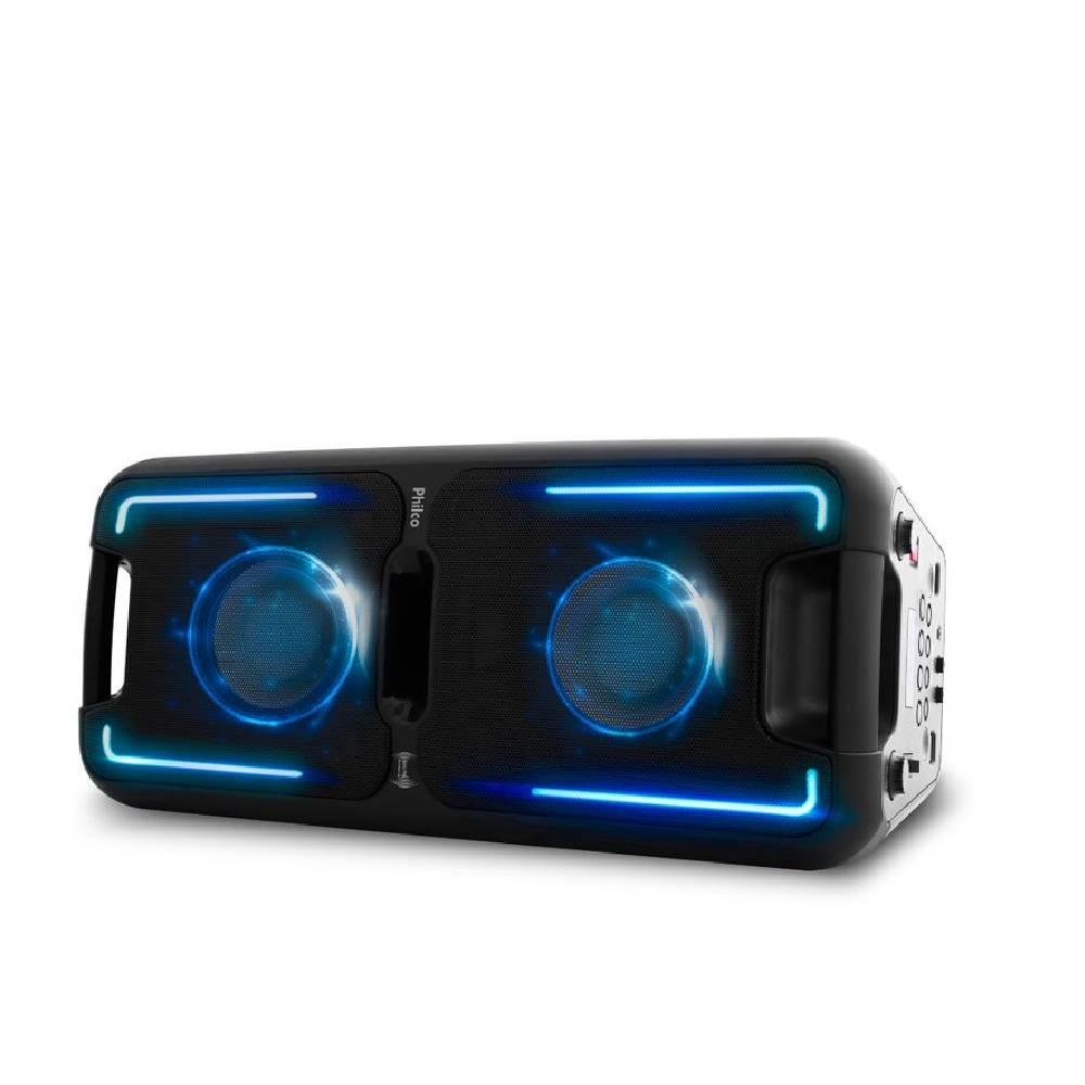 Imagem 2 de 3 do produto Caixa de Som Acústica Philco PCX5501N Effects, Bluetooth, LED, 250W RMS, Bivolt, Preto