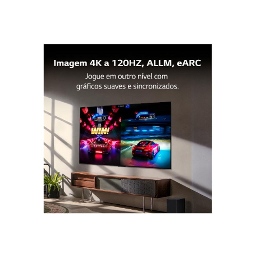 Imagem 9 de 10 do produto Smart TV 48 Polegadas LG 4K OLED evo, 4 HDMI, 3 USB, Bluetooth, G-Sync, FreeSync, ThinQ AI, Alexa, Google Assistente - OLED48C3PSA