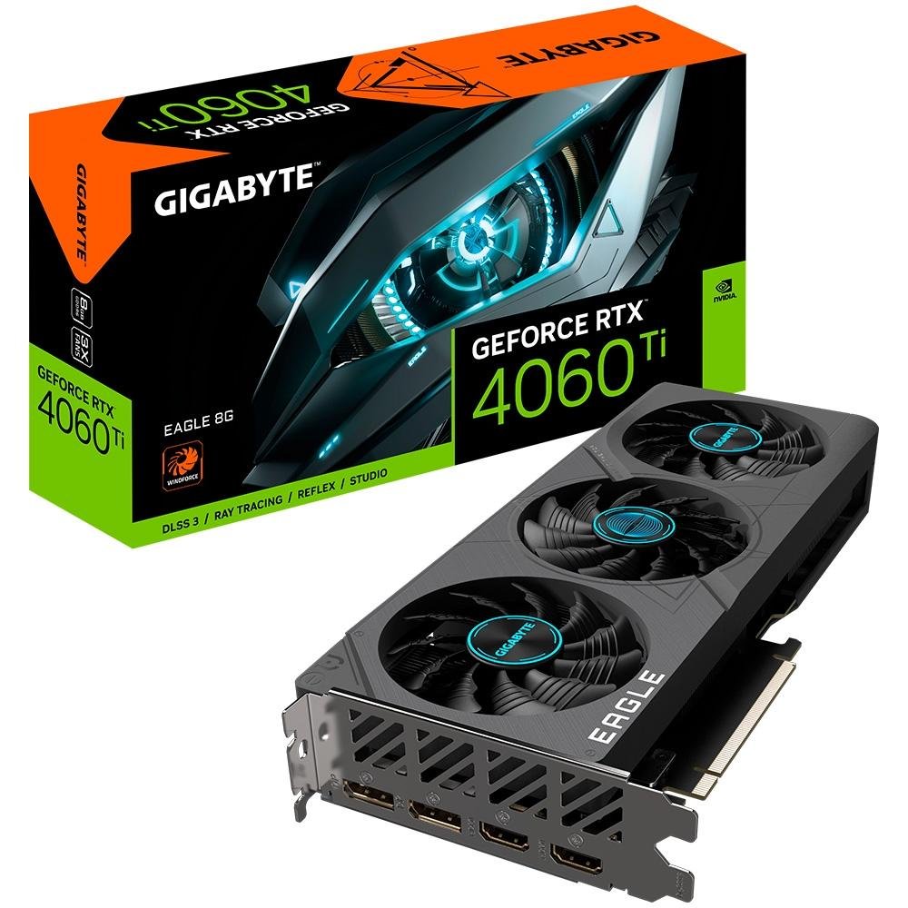Placa de Vídeo RTX 4060 Ti Eagle Gigabyte | KaBuM! Placa de Vídeo RTX 4060 Ti Eagle Gigabyte | KaBuM!