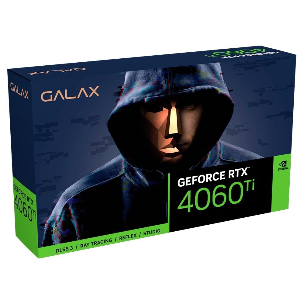 Imagem 11 de 11 do produto Placa de Vídeo RTX 4060 Ti Click OC Galax NVIDIA GeForce, 8 GB GDDR6, DLSS, Ray Tracing  - 46ISL8MD8COC
