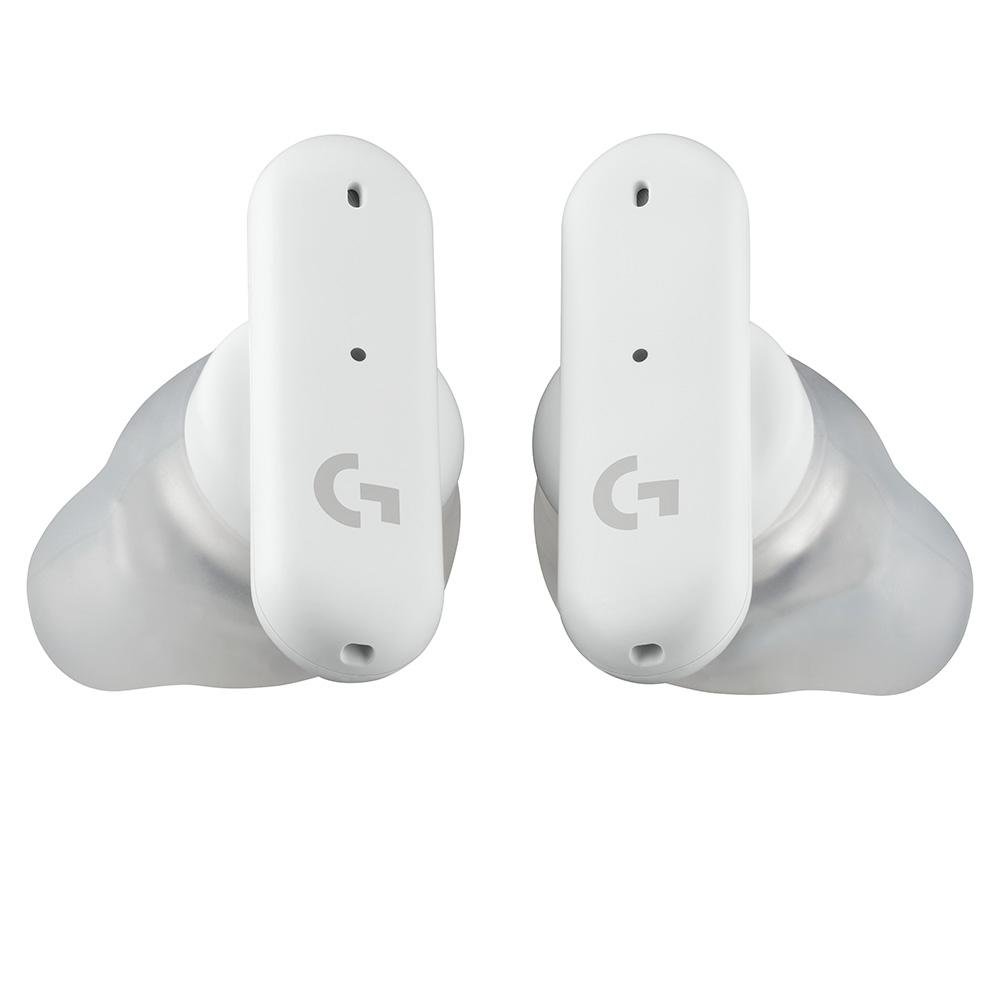 Imagem 16 de 19 do produto Fone de Ouvido Gamer True Wireless Logitech G FITS USB/Bluetooth, Quatro Microfones, Ajuste LIGHTFORM, PC/Mac, PS, Switch, Branco-985-001204