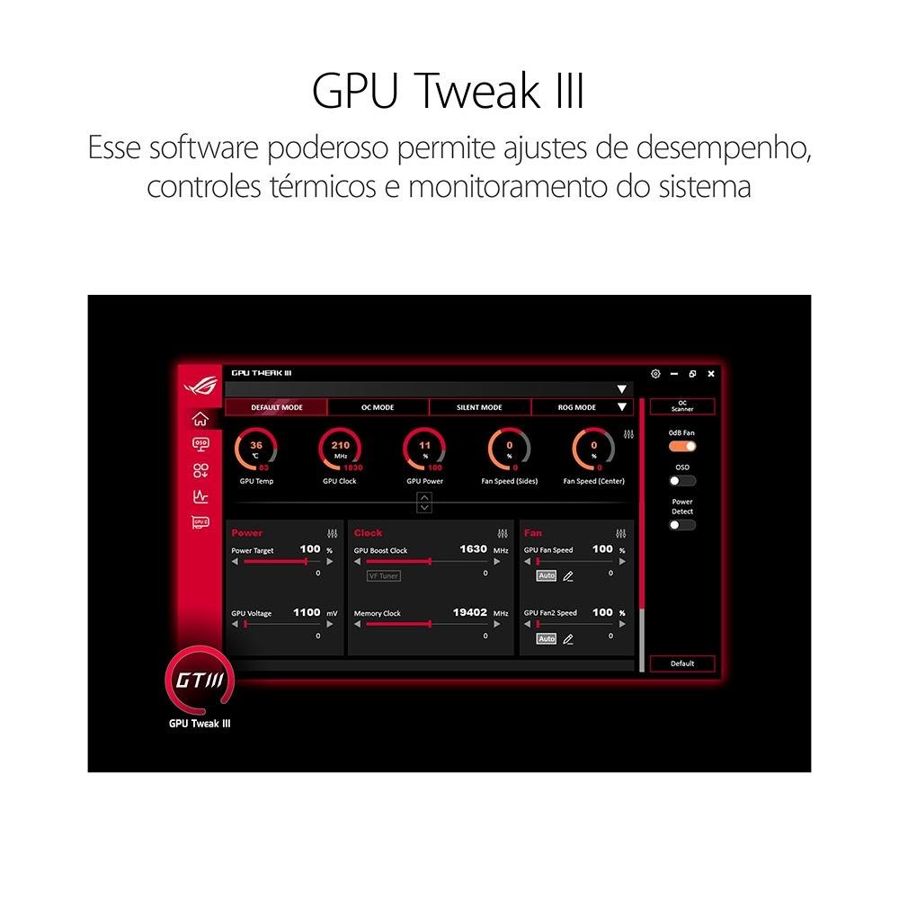 Imagem 7 de 8 do produto Placa de Vídeo RX 7600 OC Edition Asus AMD Radeon, 8 GB GDDR6, Tecnologia 0dB - DUAL-RX7600-O8G