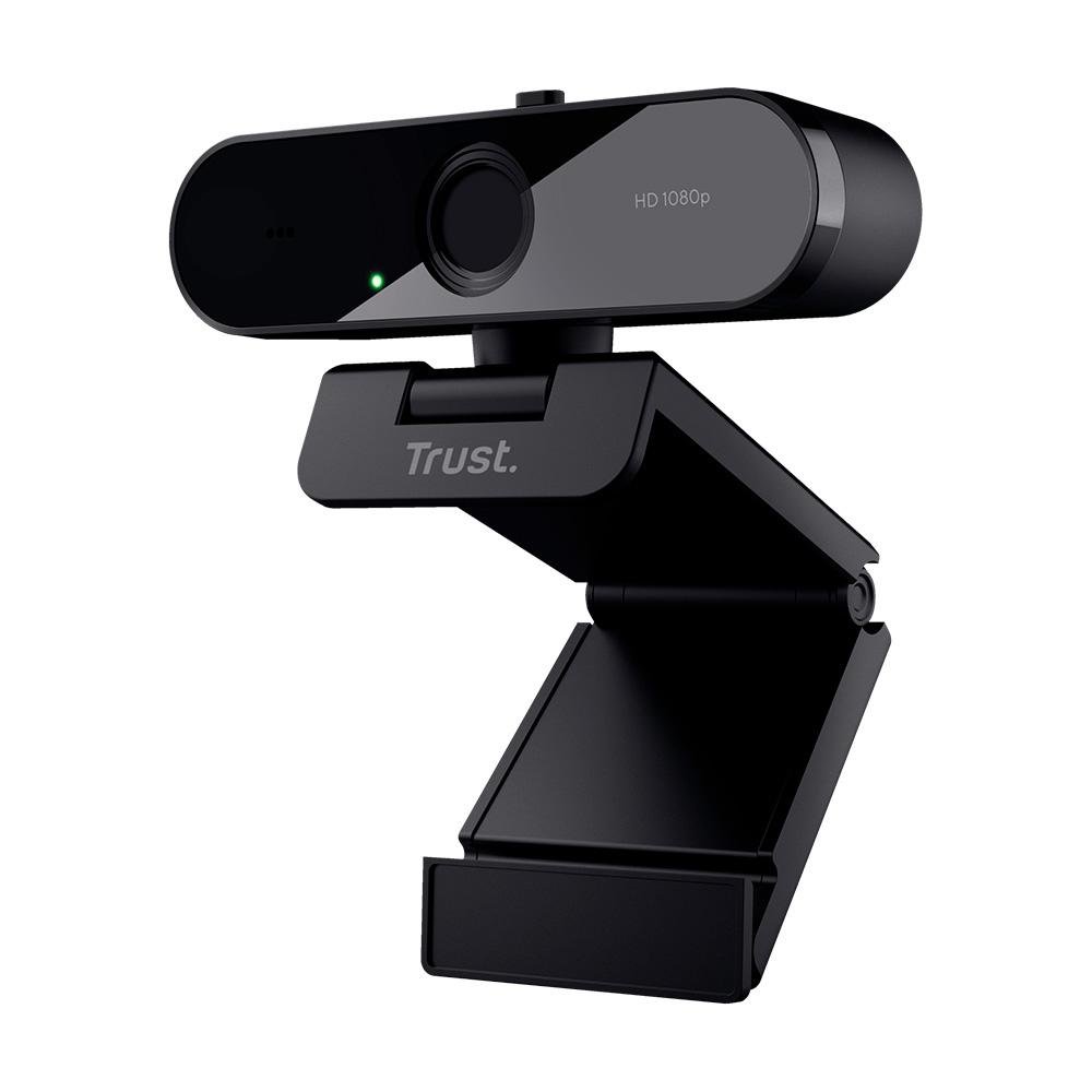 Webcam Trust TW-200 Full HD 1080p, Microfone de Longo Alcance, Filtro de Privacidade, USB, Preto - 24734 - view 4