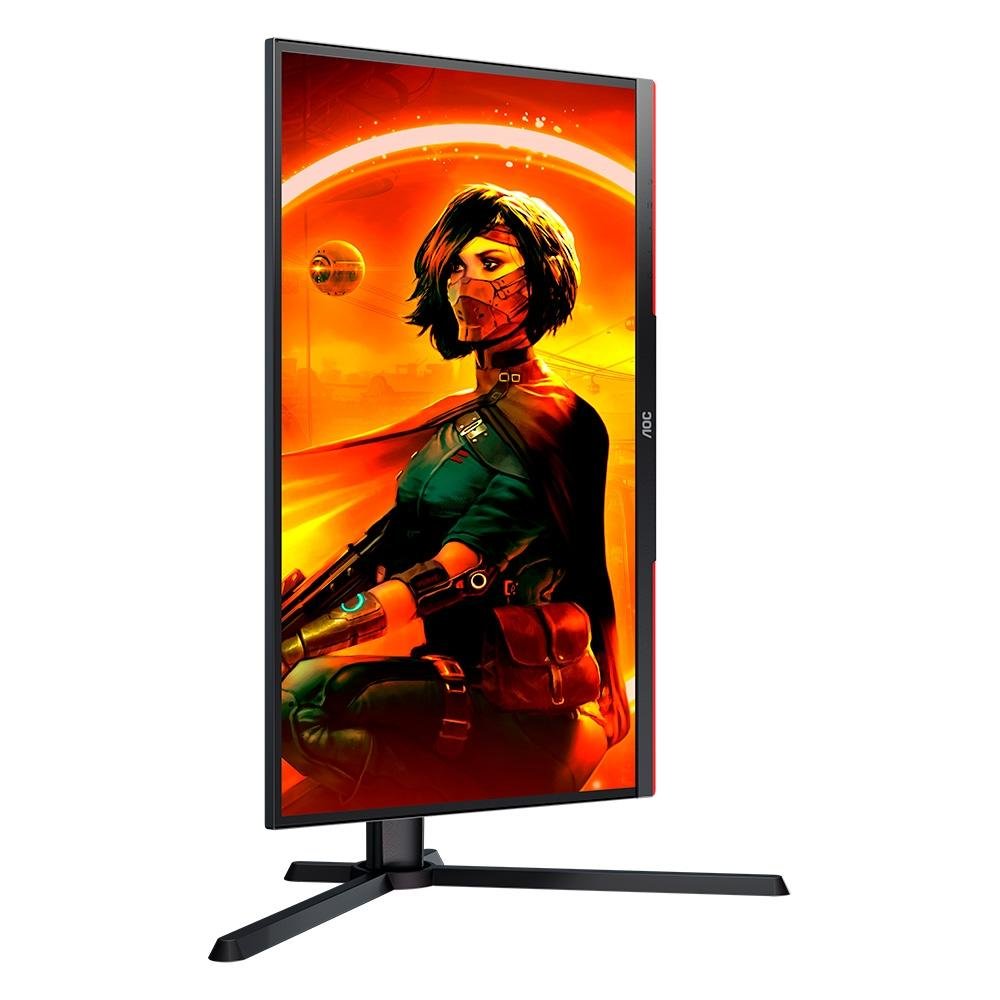 Imagem 4 de 10 do produto Monitor Gamer AOC 24.5", 240Hz, Full HD, 0.5ms, FreeSync Premium, HDR 10, DisplayPort e HDMI, Altura Ajustável - 25G3ZM