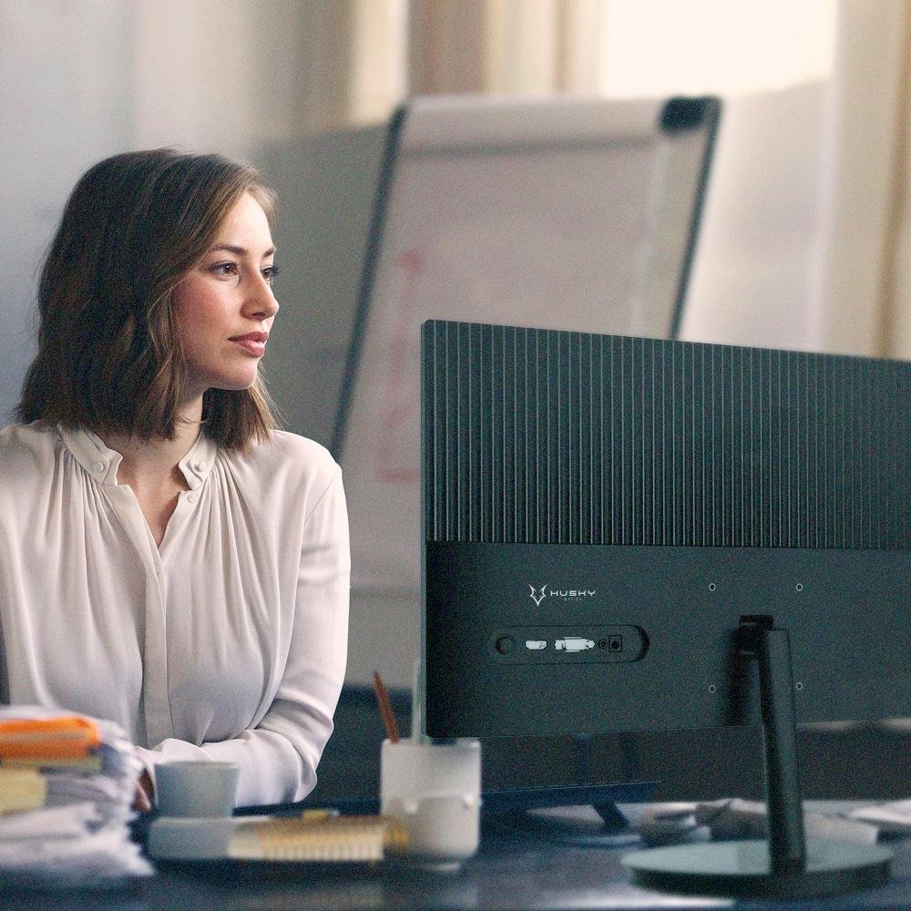 Monitor Husky Office 700, 22", 100Hz VA, HDMI, VESA, Preto - HOFC008 Monitor Husky Office 700, 22", 100Hz VA, HDMI, VESA, Preto - HOFC008