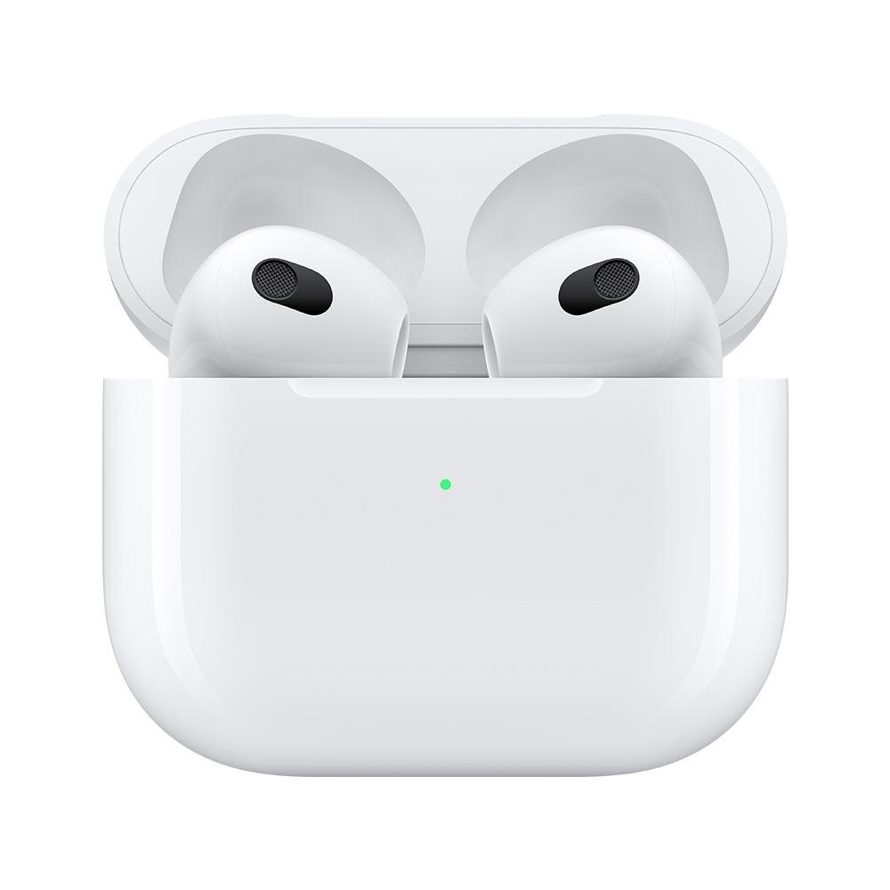 AirPods Apple, 3ª geração, com estojo de recarga Lighting, Branco - MPNY3BE/A AirPods Apple, 3ª geração, com estojo de recarga Lighting, Branco - MPNY3BE/A