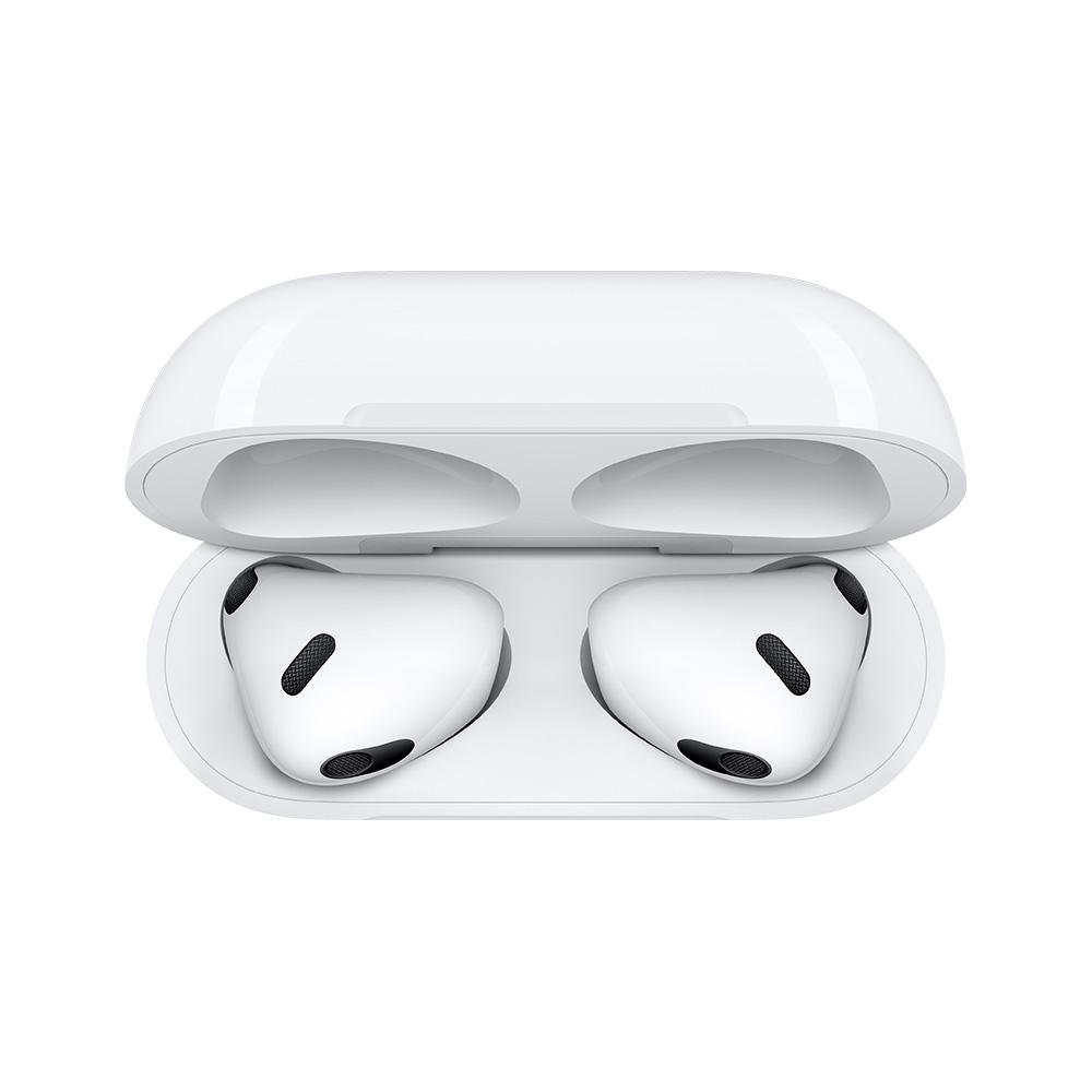 AirPods Apple, 3ª geração, com estojo de recarga Lighting, Branco - MPNY3BE/A AirPods Apple, 3ª geração, com estojo de recarga Lighting, Branco - MPNY3BE/A