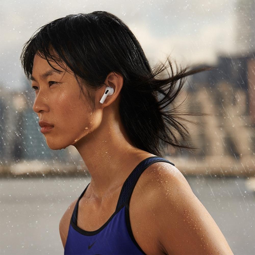 AirPods Apple, 3ª geração, com estojo de recarga Lighting, Branco - MPNY3BE/A AirPods Apple, 3ª geração, com estojo de recarga Lighting, Branco - MPNY3BE/A