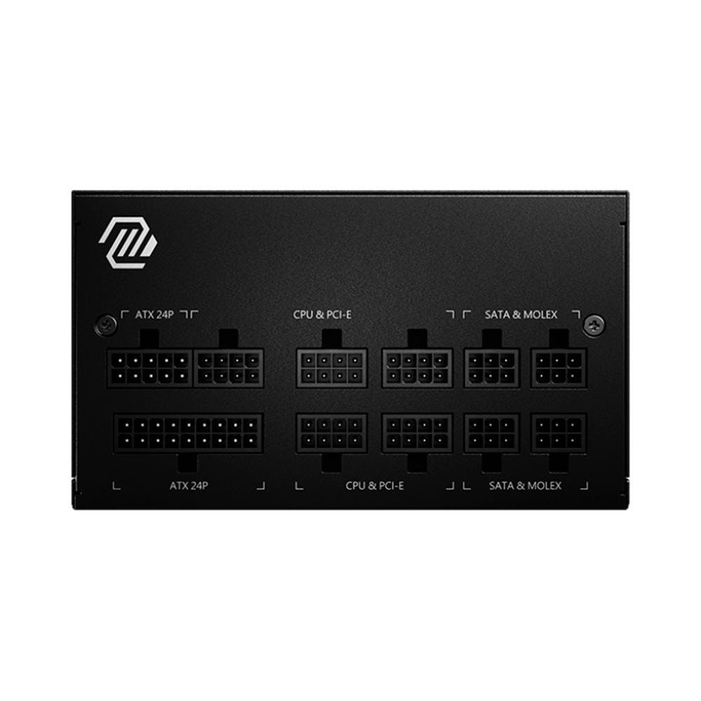 Fonte MSI MAG A650GL, 650W, 80 Plus Gold, Modular, PFC Ativo, Com Cabo, Preto Fonte MSI MAG A650GL, 650W, 80 Plus Gold, Modular, PFC Ativo, Com Cabo, Preto