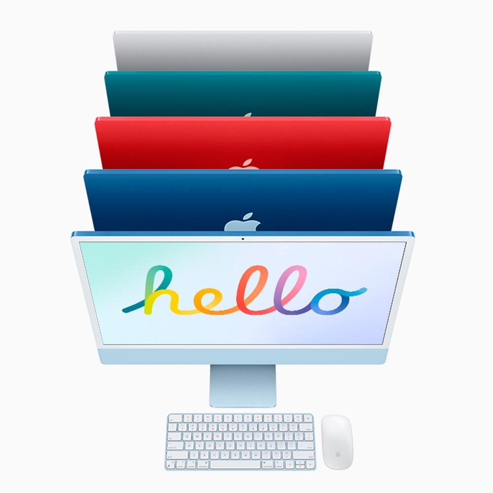 iMac Apple, Tela Retina 24" 4.5K, M1, CPU 8 Núcleos, GPU 7 Núcleos, SSD 256GB, Rosa - MJVA3BZ/A iMac Apple, Tela Retina 24" 4.5K, M1, CPU 8 Núcleos, GPU 7 Núcleos, SSD 256GB, Rosa - MJVA3BZ/A