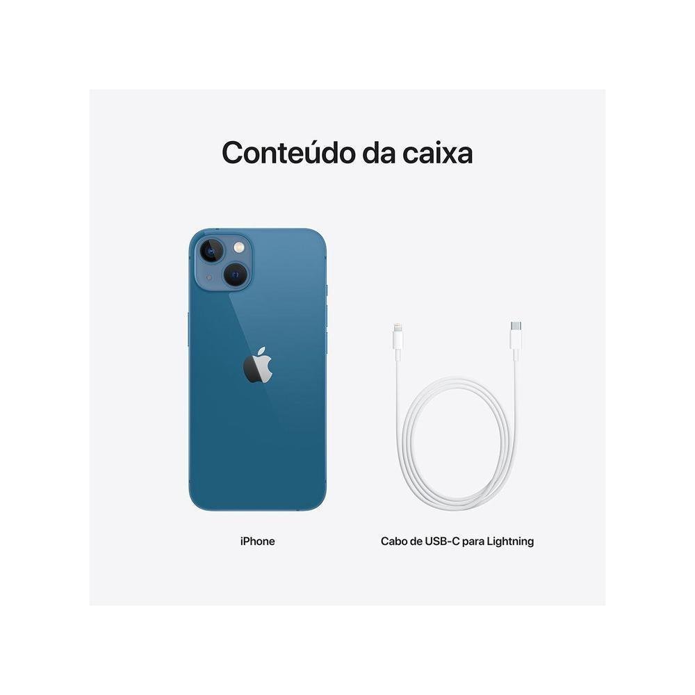 iPhone 13 Apple 256GB Azul | KaBuM!