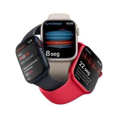 Comprar Apple Watch SE GPS • Caixa meia-noite de alumínio – 44 mm •  Pulseira esportiva meia-noite – P/M - Apple (BR)