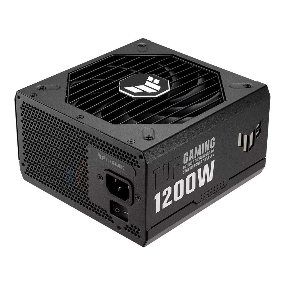 Fonte ASUS TUF Gaming, 1200W, 80 Plus Gold, Modular, PFC Ativo, Sem Cabo, Preto - 90YE00S0-B0BA00 Fonte ASUS TUF Gaming, 1200W, 80 Plus Gold, Modular, PFC Ativo, Sem Cabo, Preto - 90YE00S0-B0BA00