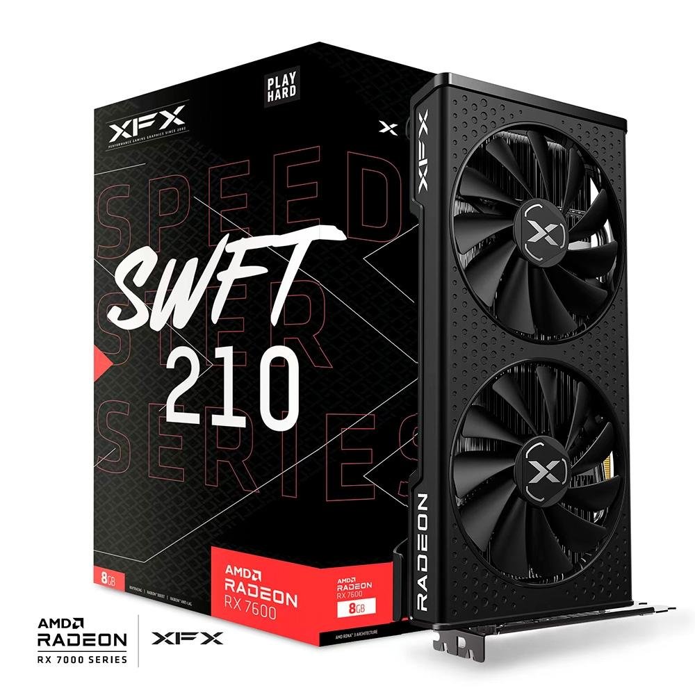 Placa de Vídeo Radeon RX 7600 | KaBuM!
