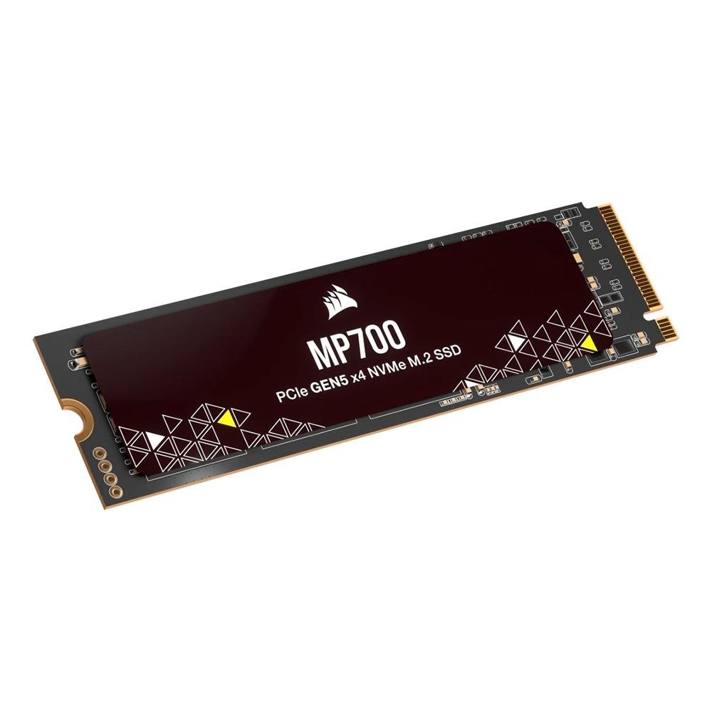 SSD Corsair 1TB MP700, M.2 PCIe Gen5 x4 NVMe 2.0, Leitura: 9500MB/s e Gravação 8500MB/s, Preto - CSSD-F1000GBMP700R2 SSD Corsair 1TB MP700, M.2 PCIe Gen5 x4 NVMe 2.0, Leitura: 9500MB/s e Gravação 8500MB/s, Preto - CSSD-F1000GBMP700R2