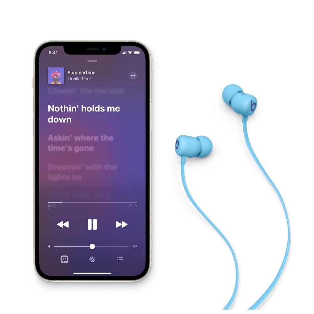 Imagem 3 de 8 do produto Fone de Ouvido Apple Beats Flex, In Ear, Azul - MYMG2BE/A