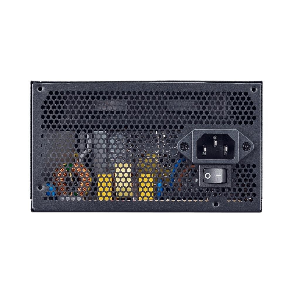 Imagem 8 de 10 do produto Fonte Cooler Master MWE Bronze V2 Full Range, 550W, 80 Plus Bronze, PFC Ativo, Com Cabo, Preto - MPE-5501-ACAAW-BBR