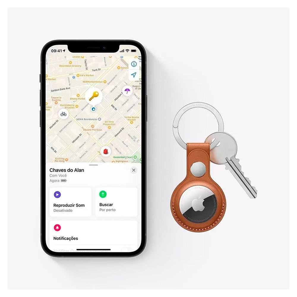 Apple AirTag, Branco, 4 Unidades - MX542BE/A Apple AirTag, Branco, 4 Unidades - MX542BE/A