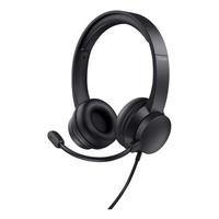 Headset Roha Trust On-Ear   Compacto e Confortável Com almofadas de orelha macias e uma faixa ajustável para a cabeça – proporcionando um visual profi