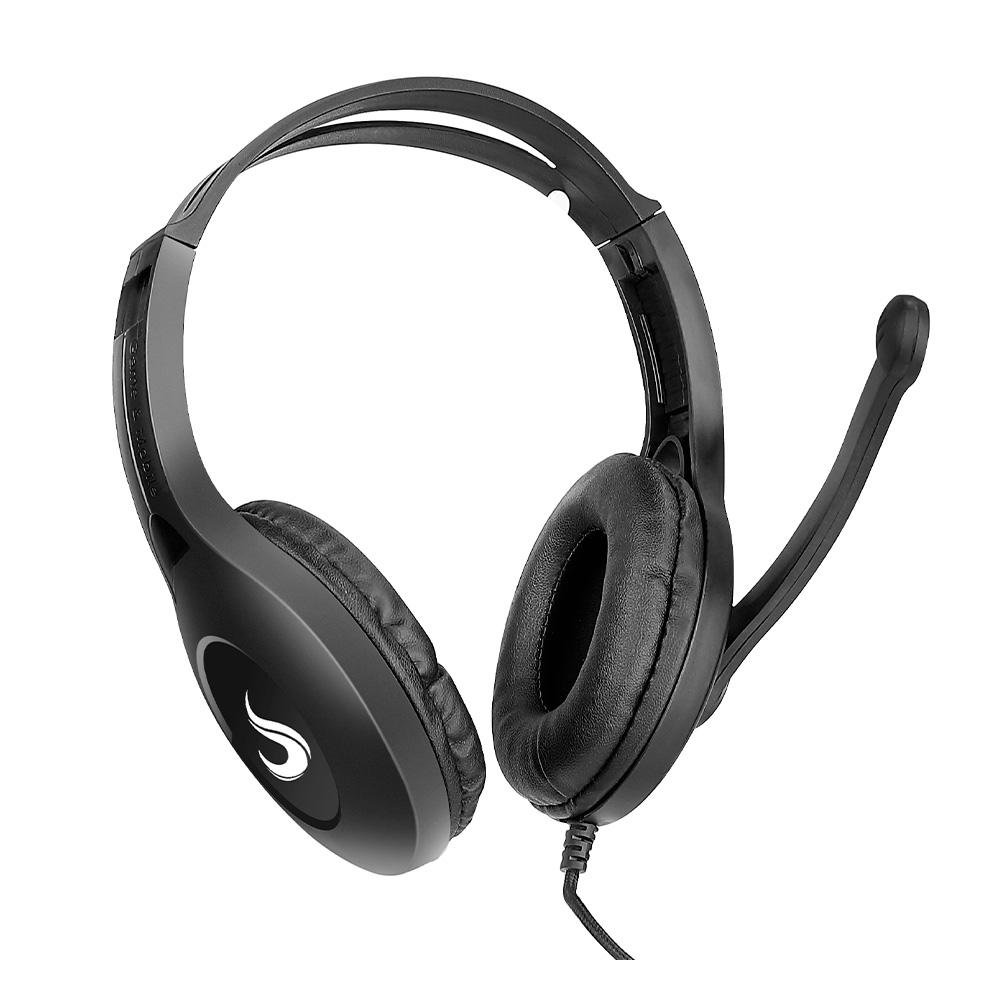 Imagem 2 de 4 do produto Headset Rise Mode Office 01, P3 3.5mm, Preto - RM-HS-OF-01-FB