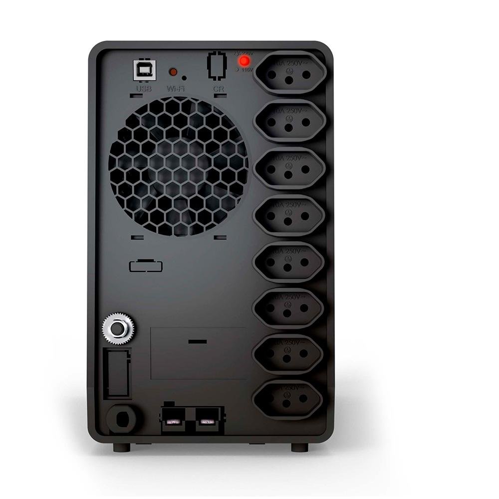 Nobreak SMS Gamer, 2000VA, Senoidal, 8 Tomadas, WiFi, Entrada e Saida Bivolt- 29601 - view 3