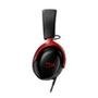 Headset Gamer HyperX Cloud III, DTS, Drivers 53mm, USB, PC, PS5, PS4, XBOX Series X/S, Xbox One, Nintendo Switch, Mobile, Preto e Vermelho - 727A9AA