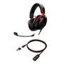 Headset Gamer HyperX Cloud III, DTS, Drivers 53mm, USB, PC, PS5, PS4, XBOX Series X/S, Xbox One, Nintendo Switch, Mobile, Preto e Vermelho - 727A9AA