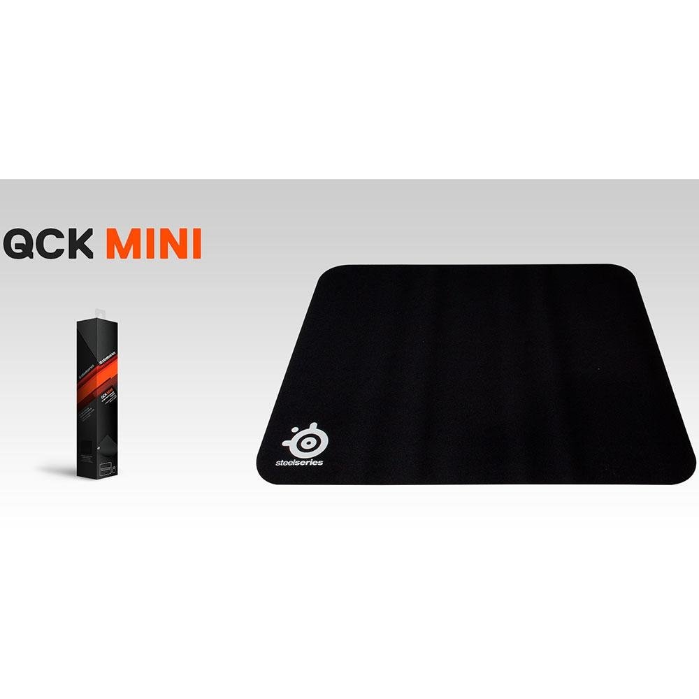 Mousepad Gamer Steelseries QcK Mini Pro, Pequeno (250x210mm) - 63005 Mousepad Gamer Steelseries QcK Mini Pro, Pequeno (250x210mm) - 63005