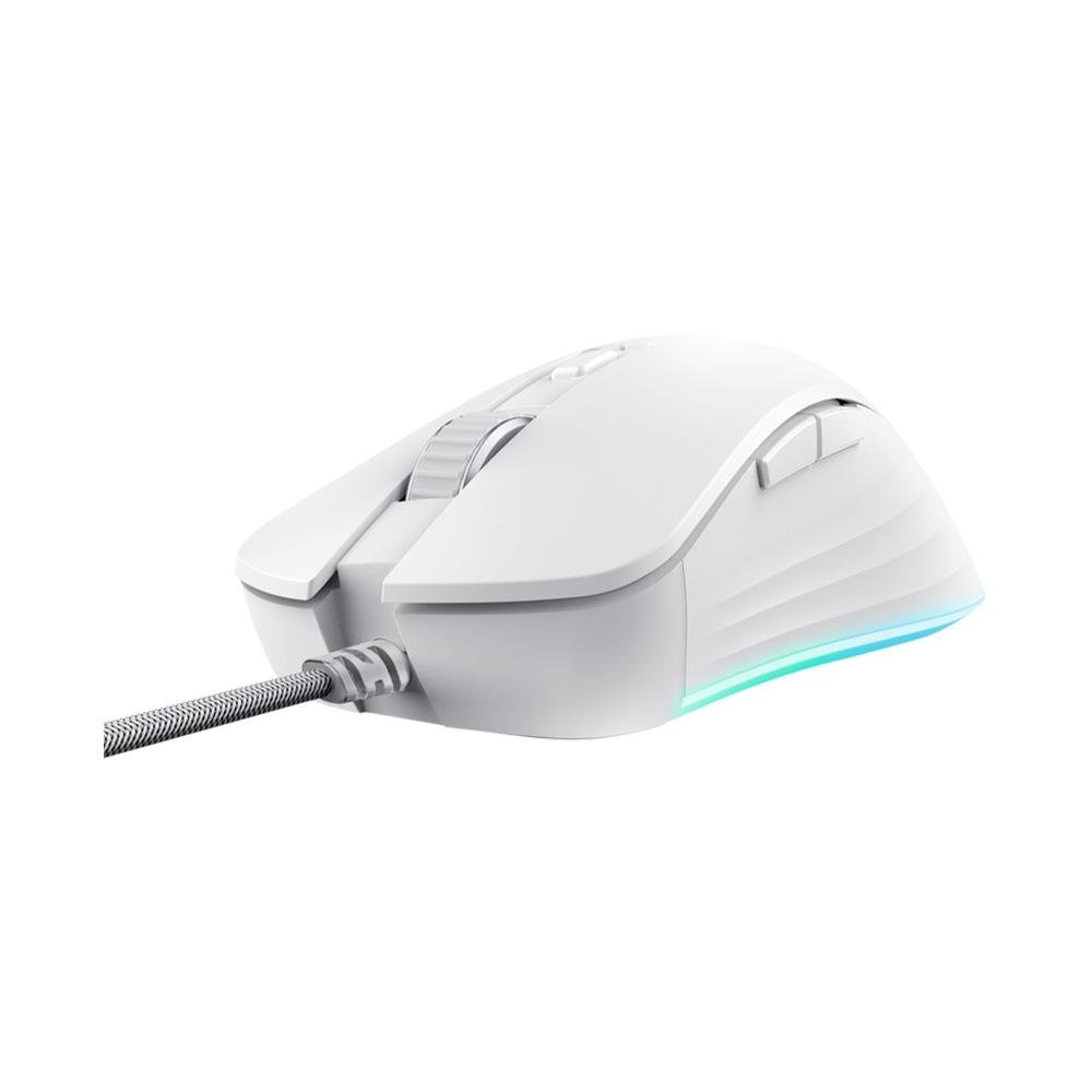 Mouse Gamer GXTrust 924W Ybar+, Iluminação RGB, 6 Botões, ( Balão.info) DPI, USB, Branco - ( Balão.info - foto 3