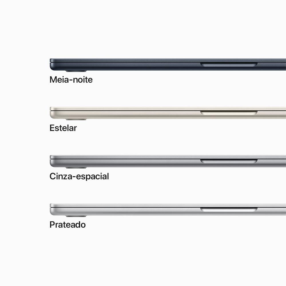 Imagem 10 de 12 do produto MacBook Air Apple 15", M2, CPU 8 Núcleos, GPU 10 Núcleos, 8GB RAM, SSD 256GB, Prateado - MQKR3BZ/A