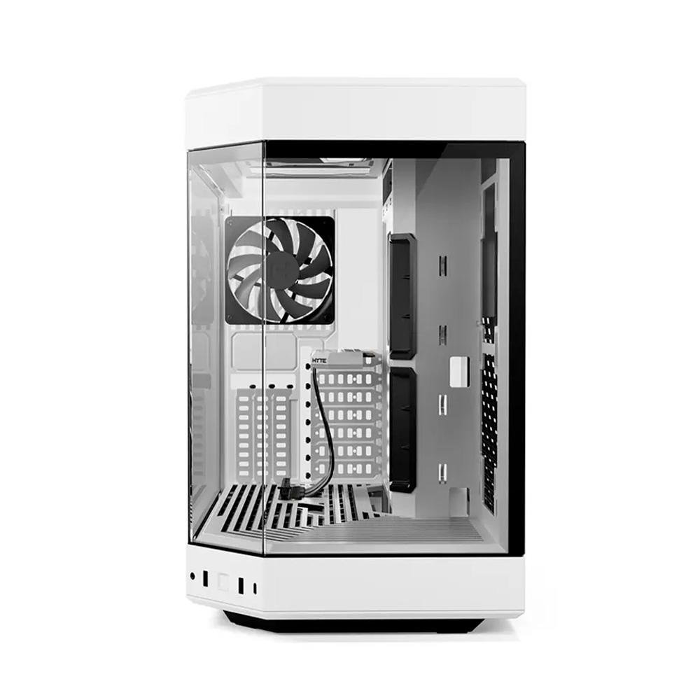 Gabinete Gamer Hyte Y60, Mid-Tower de Câmara Dupla, ATX, Vidro temperado, 3x Fans, Branco Neve - CS-HYTE-Y60-WW Gabinete Gamer Hyte Y60, Mid-Tower de Câmara Dupla, ATX, Vidro temperado, 3x Fans, Branco Neve - CS-HYTE-Y60-WW