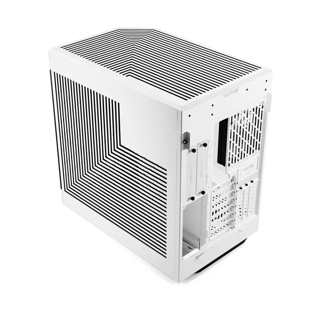 Gabinete Gamer Hyte Y60, Mid-Tower de Câmara Dupla, ATX, Vidro temperado, 3x Fans, Branco Neve - CS-HYTE-Y60-WW Gabinete Gamer Hyte Y60, Mid-Tower de Câmara Dupla, ATX, Vidro temperado, 3x Fans, Branco Neve - CS-HYTE-Y60-WW
