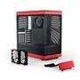 Gabinete Gamer Hyte Y40, Mid Tower, ATX, Vidro Temperado, 2x Fans, Preto e Vermelho - CS-HYTE-Y40-BR