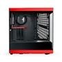 Gabinete Gamer Hyte Y40, Mid Tower, ATX, Vidro Temperado, 2x Fans, Preto e Vermelho - CS-HYTE-Y40-BR